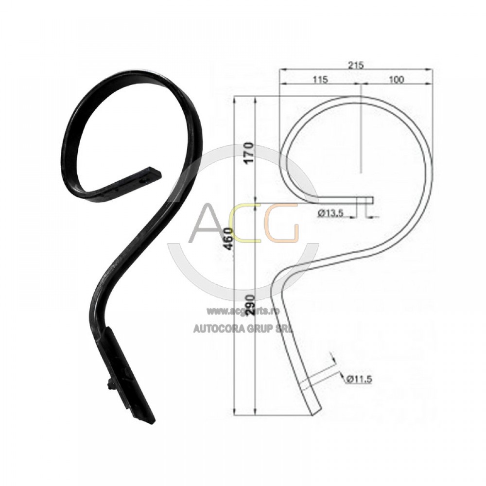 ARC CU DALTA DIRITA F10DCVV TH29752