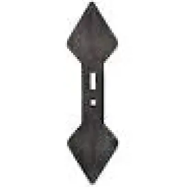 Brăzdar cultivator 450x135x20mm reversibil curbat 2 orificii italia