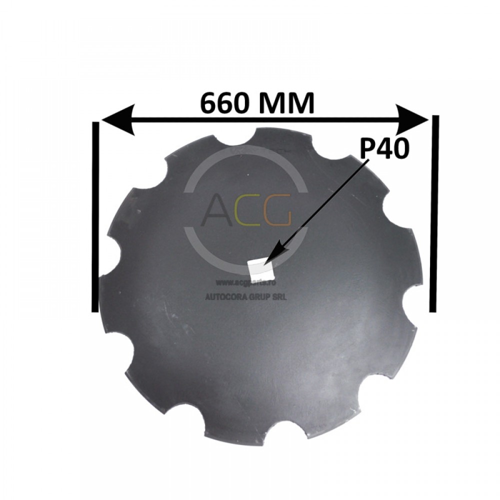 TALER DISC CRESTAT 660*6MM P40 Cod produs: BA29530