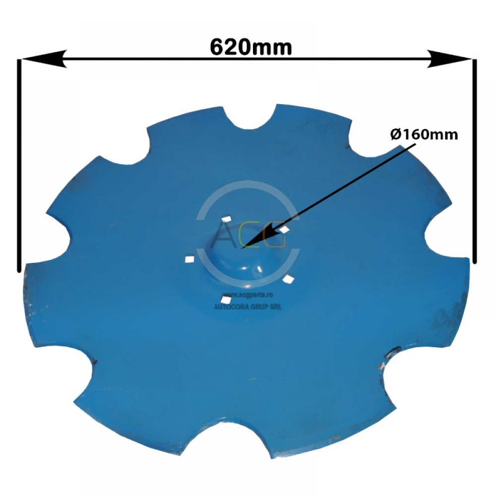 TALER DISC CRESTAT 620MM 5 GAURI 3490467 LEMKEN
