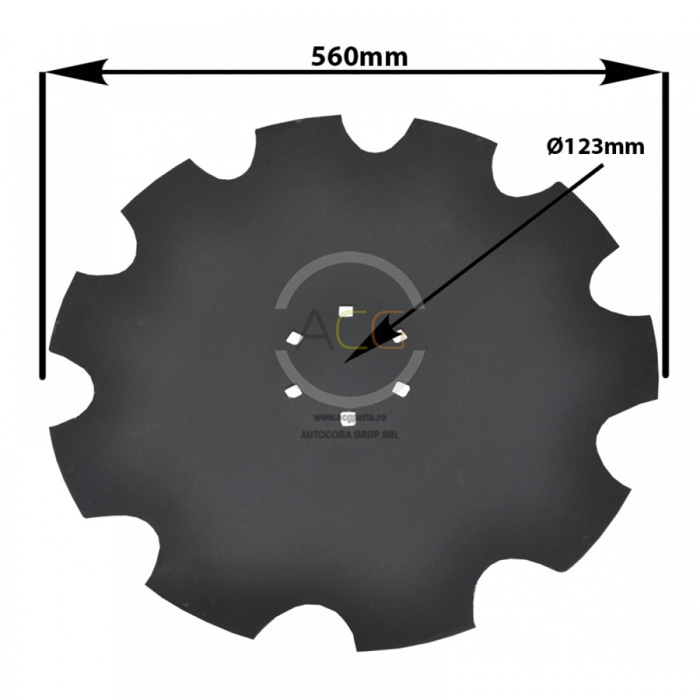 TALER DISC CRESTAT FI 560x5 MM CU 6 GAURI