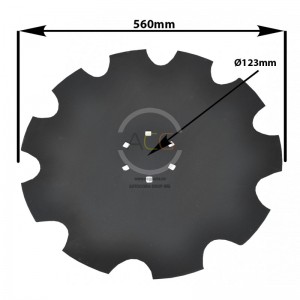 TALER DISC CRESTAT 560*5MM CU 6 GAURI HD560120