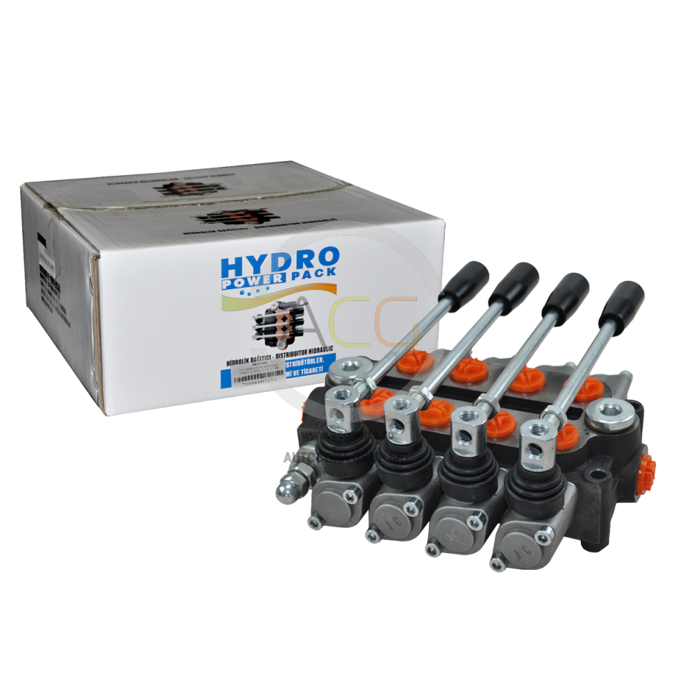 DISTRIBUITOR HIDRAULIC P40 CU 4 MANETE SI FLOTANT MIN1032