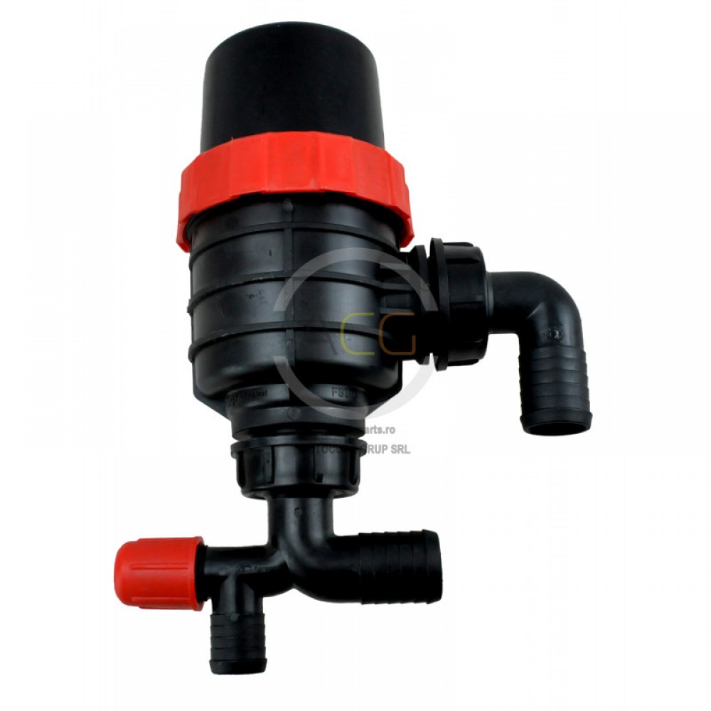 FILTRU ASPIRATIE UNIVERSAL CU SUPAPA ROSU FI 32 