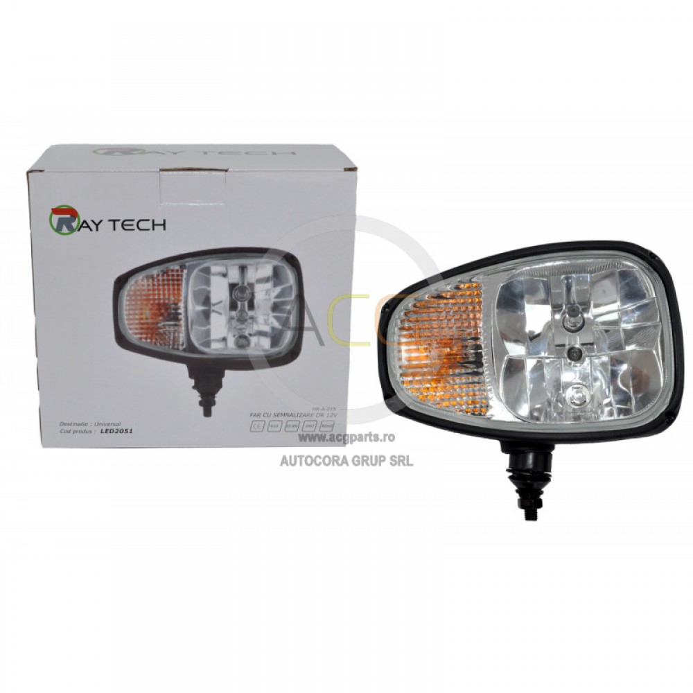 FAR CU SEMNALIZARE DREAPTA 12V HR-A-015