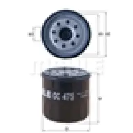 FILTRU ULEI MAHLE OC 475 LOGAN 