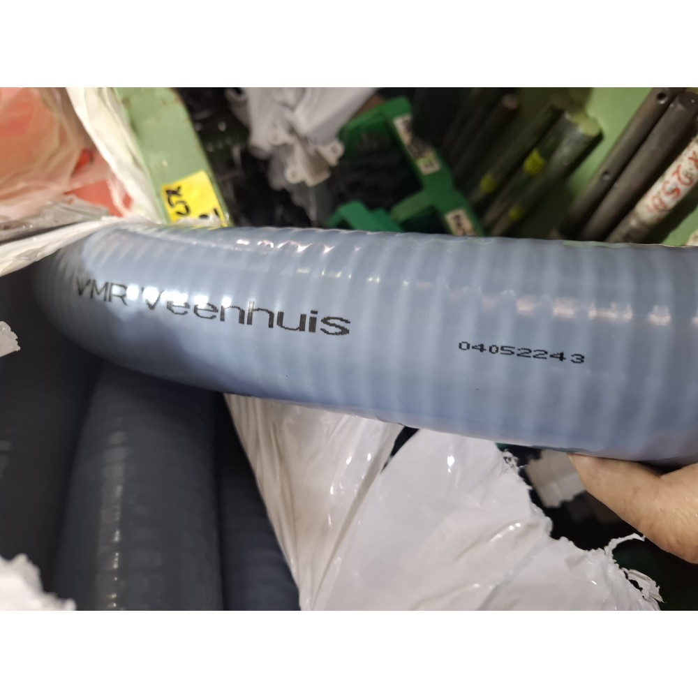 FURTUN VIDANJARE AGRICOL DE ASPIRAȚIE/PRESIUNE 60MM PVC COD 441.00171 GRI CU SPIRA