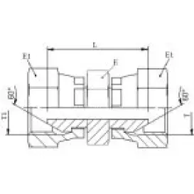  Adaptor metric DKOS-DKOS M+M 20X1,5