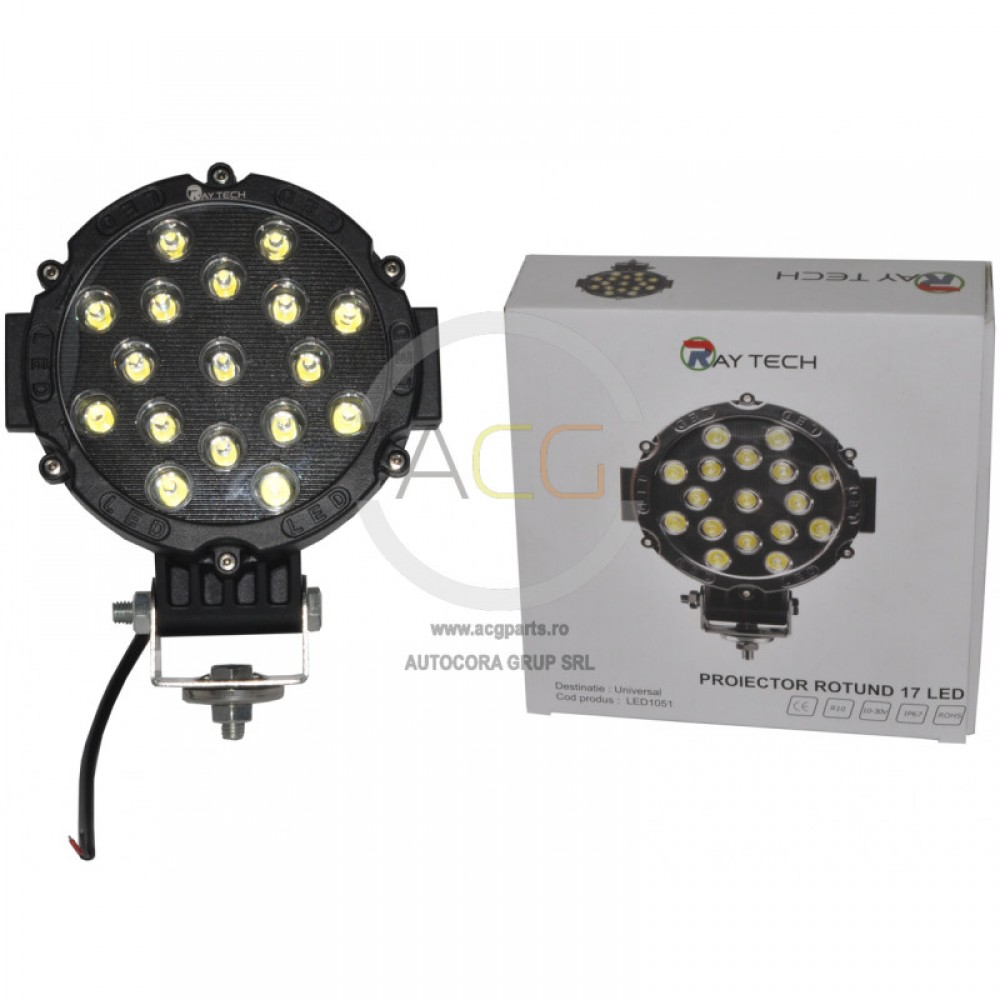 PROIECTOR ROTUND 17 LED HG-1T51W LED1051
