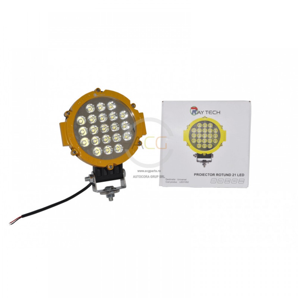 PROIECTOR ROTUND 21 LED HG-1T63W LED1052